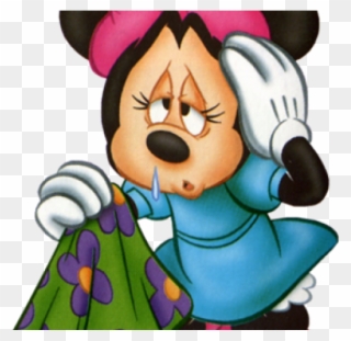 Minnie Mouse Clipart Tired - Headache Disney - Png Download