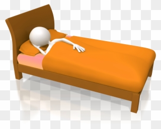 Free Stick Figure Sleeping Download Free Clip Art Free - Couch 3d Stick Figure - Png Download