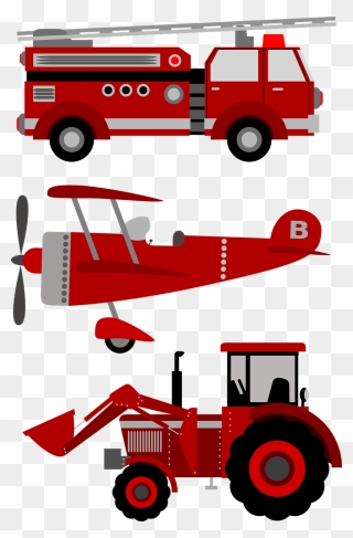 Airplane Red Clipart Png Transparent Png