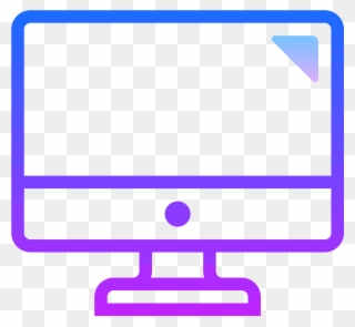 This Logo Is A Computer Monitor - Computer Icon Clipart