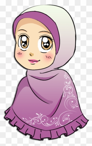 Muslim - Muslim Girl Face Clip Art - Png Download