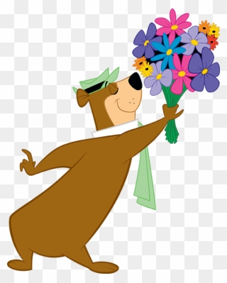 Celebrate Spring - Calendar - Yogi Bear And Cindy Bear Clipart