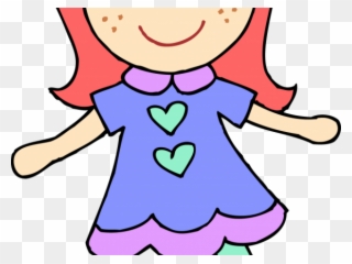Dall Clipart Doll Cartoon - Doll Clipart - Png Download