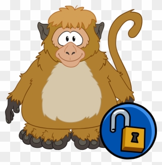 Monkey Club Penguin Wiki Fandom Powered By - Club Penguin Monkey Clipart