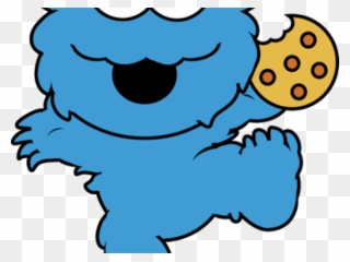 Cookie Monster Clipart Well Known - Baby Cookie Monster Clipart - Png Download