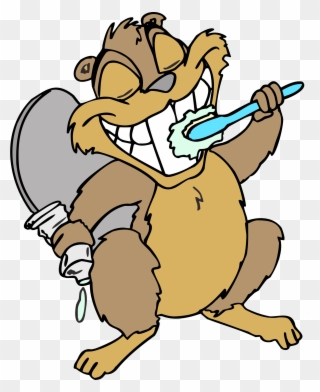 Big Image - Beaver Teeth Cartoon Clipart