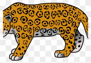Big Cat Clipart Adorable Cat - Jaguar Clipart Png Transparent Png