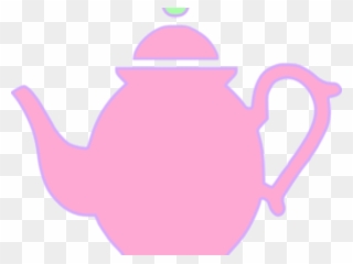 Teacup Clipart Kettle - Tea Pot Clip Art Pink - Png Download