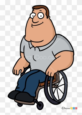 Joe Swanson Transparent - Someone In A Wheelchair Clipart