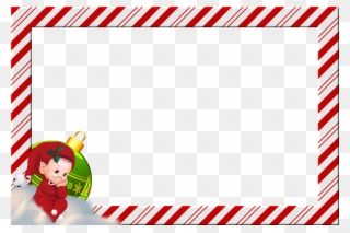 Christmas Frame Transparentbackground Openindraw - Elf On The Shelf Printable Envelope Clipart