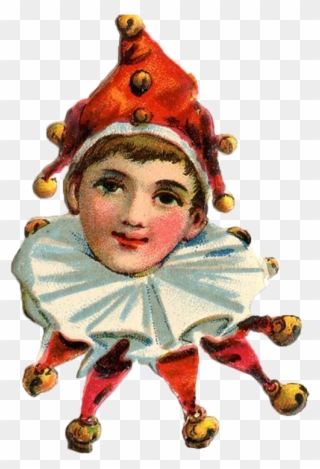 Pretty Pasta Company - Vintage Clown Clip Art - Png Download