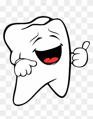 Free Illustration Happy Tooth Clipart Sticker Image - Teeth Clipart Png Transparent Png