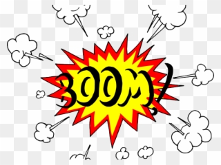 Drawn Explosion Boom - Boom Contact Explosion Transparent Clipart