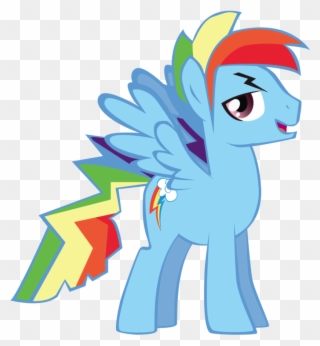 Rainbow Blitz T - My Little Pony Rainbow Dash Boy Clipart