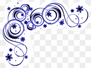 Black Swirl Border Clipart