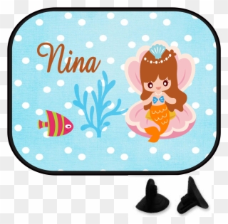 Auto Sonnenschutz Sonnenblende Mit Namen Mädchen - Illustration Clipart