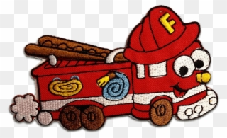 Aufnäher / Bügelbild - Fire Engine Truck Clipart