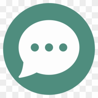 Send Message Via Your Messenger App - Circle Clipart