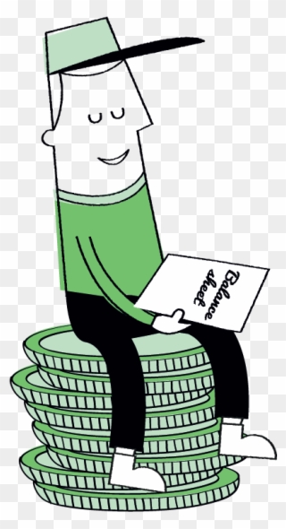 Uncertain About Where To Put Your Money If You Organise - Cartoon Clipart