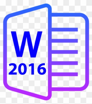 For Ms Word 2016 4 - Microsoft Word Logo Cool Clipart