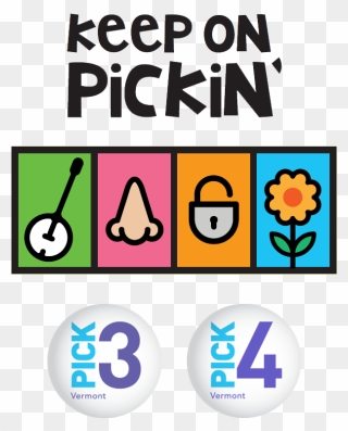 20 Play Pick 3 & You Could Win $15 Instantly April Clipart