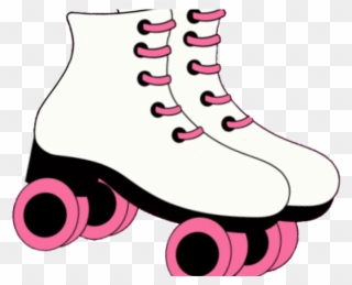 Skateboard Clipart Pink - Cartoon Pictures Of Roller Skates - Png Download