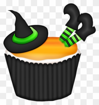Gifs Halloween Cupcake Png, Cupcake Cakes, Bottle Cap - Cupcake Clipart
