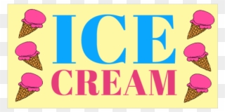 Basic Vinyl Ice Cream Banner - Love R&b Sexy Love Clipart