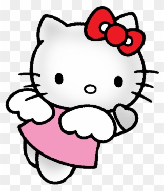Hello Kitty Angel Photo Hkangelpink - Hello Kitty Coloring Pages Pdf Clipart