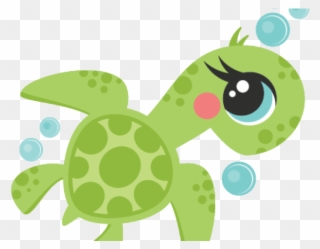 Cute Clipart Sea Turtle - Cartoon Cute Sea Turtle - Png Download