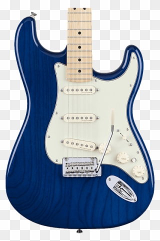 Sapphire Blue Transparent Stratocaster - Fender Usa Pro Hss Strat Clipart