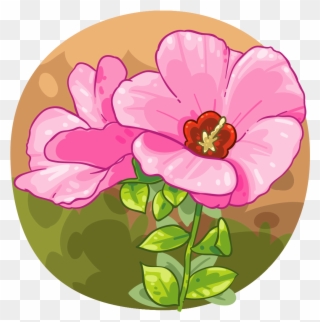 Sturt's Desert Rose - Common Peony Clipart