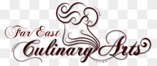 Far East Culinary Arts - Culinary Arts In Calligraphy Clipart