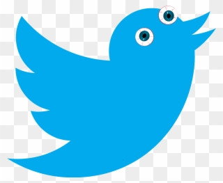 Linkedinfacebook - Twitter Bird Icon White Clipart