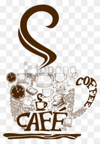 Free Png Cup Coffee Vector Png Image With Transparent - Vector Cafe Logo Png Clipart