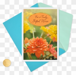 Truly Gifted Nurses Day Card - English Marigold Clipart