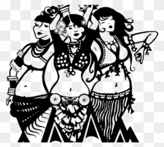 Phoenix Flag Clipart Dance - Tribal Belly Dance Art - Png Download