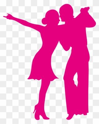 Dance Is A Great Way To Exercise And Have Fun, Across - Silhouette Clipart