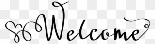 Welcome-01 - Calligraphy Clipart
