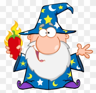 Wizard Clipart Wizzard - Angry Wizard - Png Download