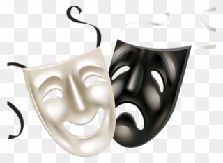 Lighter Clipart Theater - Theater Masks Transparent Background - Png Download