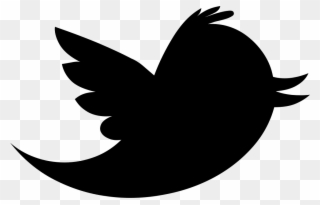 Twitter White Logo Transparent - New Twitter Logo Black Clipart