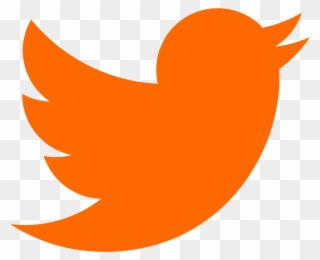Linkedin Twitter Instagram Orange Intense Toned - Twitter Png Logo Gif Clipart