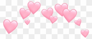 #freetoedit#heart #hearts #crown #emoji #emojis #tumblr - Heart Crown Png Emoji Clipart
