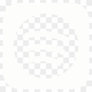 Transparent Spotify Logo White Clipart