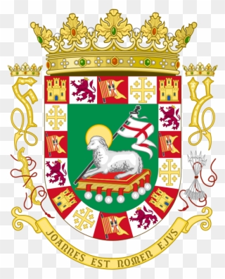 Herb Portoryka - Puerto Rico Coat Of Arms Clipart