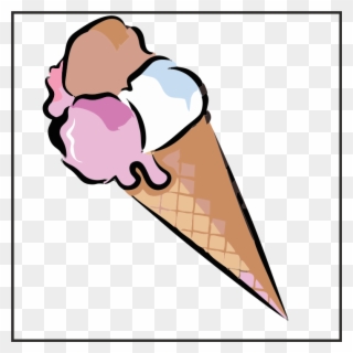 Eis - Ice Cream Cone Clipart