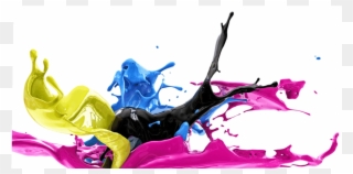 Header - Cmyk Splash Clipart (#4038738) - PinClipart