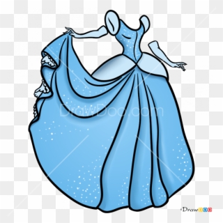 Cinderella Drawing Cindrella - Cinderella Dress Transparent Clipart