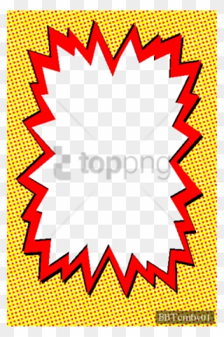 Free Png Download Comic Book Border Photoshop Png Images - Comic Book Template Clipart